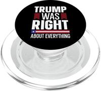 Pro Donald Trump Camiseta Trump tenía razón sobre Todo PopSockets PopGrip para MagSafe