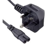Pro Elec PEL00419 UK Plug to IEC C7 Figura 8 Power Lead, 2 m, negro