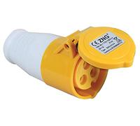 PRO ELEC PELB0118 16A, 110V, enchufe CEE para montaje en cable, 2P+E, amarillo, IP44