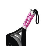 Pro Elite. Gel Grip para Pala de Padel. Color Rosa flúor. Es un Grip 3D Antivibraciones. Fácil colocación. Vea Video Tutorial. Fabricado en España.