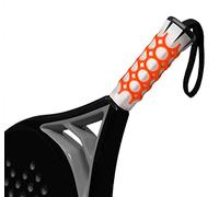 Pro Elite. Gel Grip para Pala de Padel. Es un Grip 3D Antivibraciones. Fácil colocación. Vea Video Tutorial.Fabricado en España. (Gel Grip Naranja)