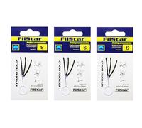 PRO Filstar 45 Piezas Goma Tapón Flotador de Pesca tamaño S 0,12-0,20mm - Tapones de Goma Pesca - Silicona Topes - Carpfishing - Accesorios Surfcasting - Carp Fishing Set