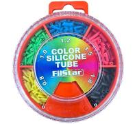 Pro FILSTAR Pesca Accesorios en 5 Colores Surtidos Dia 0,8-1,8 mm - Tubo de Color Pet Flotadores de Pesca - Tope de Postura Gomas - Anillos de Postura - Fishing Kit - Sport Set - Carpfishing