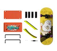 Pro Finger Skateboard Set - Miniature Hand Skateboard Toy, High-Traction Grip Tape, Pocket-Sized Creative Stunt Board, Durable Tech Decking Tool, Portable Stress Relief | For Kids
