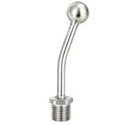 Pro-Graad Adaptador de bola de cabeza angular, compatible con TapeTech, Columbia, Nivel 5, Drywall Master, Northstar, Platinum, Tenia, Blueline, convierte el mango de rodillo de esquina en cabezal