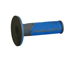 Pro Grip 801 MX - Puños de Doble Densidad, Color Negro y Azul