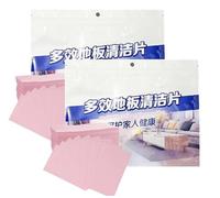 Pro Hojas Limpiadoras de Suelos,Hojas Limpiadoras de Suelos, Descontaminación y Fragancia Tabletas Limpiadoras de Suelos para Baldosas,Madera (rosa)