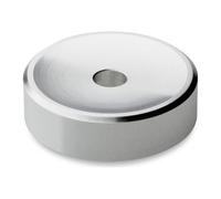 Pro-Ject Adapt it, adaptador para singles de 7 pulgadas, plata | Torneado en una pieza, no magnético, centra los singles de 7 pulgadas en el plato, para todos los tocadiscos