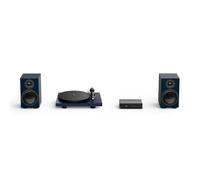 Pro-Ject Colourful Audio System 2 - Sistema de audio (acero mate), color azul