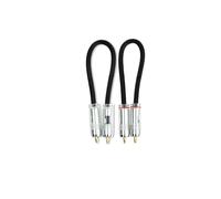 Pro-Ject Connect it Line S RCA, Cable de audio Cinch de alta calidad con conductor de cobre OFC y conectores dorados (0,41m)