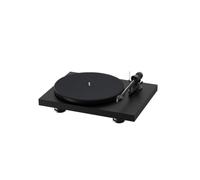 Pro-Ject Debut Carbon EVO - Tocadiscos para audiófilos con Brazo de Fibra de Carbono, selección electrónica de Velocidad y cápsula Ortofon 2M Red premontada (Negro Satinado)