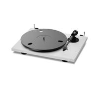 Pro-Ject E1.2 BT, tocadiscos Bluetooth con aptX HD, blanco satinado | Bluetooth 5.4 con aptX HD, previo de phono, Plug & Play, plato de aluminio de 730 g, Pick it MM E