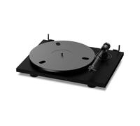 Pro-Ject E1.2 BT, tocadiscos Bluetooth con aptX HD, negro satinado | Bluetooth 5.4 con aptX HD, previo de phono, Plug & Play, plato de aluminio de 730 g, Pick it MM E