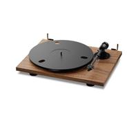 Pro-Ject E1.2 BT, tocadiscos Bluetooth con aptX HD, nogal | Bluetooth 5.4 con aptX HD, previo de phono, Plug & Play, plato de aluminio de 730 g, Pick it MM E