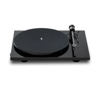 Pro-Ject E1.2, tocadiscos de nivel básico Plug & Play con control electrónico de velocidad, fuerza de seguimiento preestablecida, equipado con cartucho de fono Pick It MM E (negro)