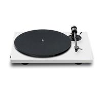 Pro-Ject E1.2, tocadiscos de nivel básico Plug & Play con control electrónico de velocidad, fuerza de seguimiento preestablecida, equipado con cartucho de fono Pick It MM E (blanco)