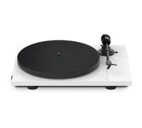 Pro-Ject E1 Phono Tocadiscos con previo de Phono con capsula OM5e (Blanco)