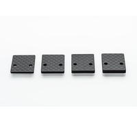 Pro-Ject Headshell Spacer Carbon - Juego de 4 separadores de cascos de carbono
