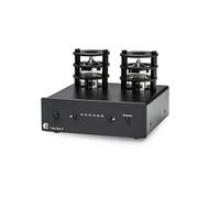 Pro-Ject Tube Box E - Preamplificador fono de doble válvula mono (negro)