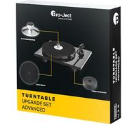 Pro-Ject Upgrade Set Advanced - Mejora la Calidad del Sonido, CLAMP IT, Leather IT, Damp IT - Compatible universalmente