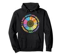 Pro Kindness Peace Equality Love Hope Diversity Human Rights Sudadera con Capucha