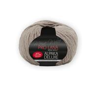 Pro Lana Alpaka Deluxe Color 12 - Ovillo de lana de alpaca, grosor de aguja de 5 mm, para punto y ganchillo