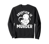 Pro-Life Anti-Aborto El Aborto es Asesinato Mujeres Hombres Sudadera