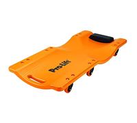 Pro-LifT Mechanic - Enredadera de plástico de 36 Pulgadas, Cuerpo ergonómico de Polietileno de Alta Densidad Moldeado por soplado con reposacabezas Acolchado, Capacidad de 300 Libras, Color Naranja