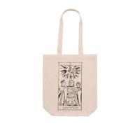 PRO' line DSHIRT14 Bolso Tote Bag con fuelle VI L'Amoureux Los amantes del Tarot de Marsella Símbolo de libre albedrío y de la emoción Bolsas Tarot de Marsella