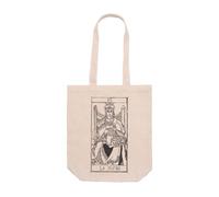 PRO' line DSHIRT14 Bolso Tote Bag con fuelle VIII Justice Justicia Tarot de Marsella Símbolo de libre albedrío y de la emoción Bolsos Tarot de Marsella