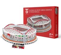 Tiger Merchandising 3D Jigsaw Puzzle of Benfica Stadium - 179 Pieces | Home of Benfica Football Club | Portuguese FC Football Gifts for Age 7+
