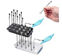 Pro Magnetic Helping Hands Soldering Tool - Adjustable Alligator Clip Holder, Strong Magnetic Base for Rock-Solid Stability, 2-in-1 Metal Organizer Box, for Hobbyists & Professionals (All-2PCS)