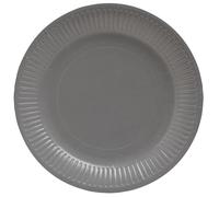 Pro Mantel - Ref. 79218i - 20 platos - diámetro 23 cm - cartón - gris