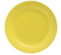 Pro Mantel - Ref. 79219i - 20 platos - diámetro 23 cm - cartón - amarillo