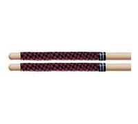 Pro Mark SRCR - Baqueta palillo Rapp Palillo Wrap - Negro / Rojo Comprobar