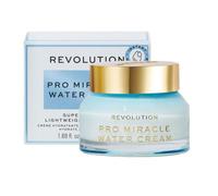 Revolution Pro, Miracle Water Cream, crema facial hidratante tipo gel con ácido hialurónico y niacinamida, recomendada por dermatólogos, vegana y libre de crueldad, 50 ml