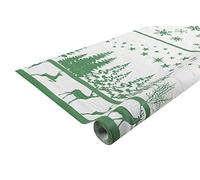 Pro Nappe 12 Manteles Desechables Rollo 6x1.18m Verde Pino Navideño