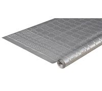 Pro Nappe - Ref R480652I - Mantel de papel damasco desechable en rollos 6 M de largo X 1,20 M de ancho - Color plata metalizado - Papel damasco con un patrón universal chic y clásico Caja de 12 rollos