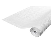 Pro Nappe - Ref R482501I - Mantel de Papel Damasco desechable en Rollo 25 M Largo X 1,20 M Ancho - Color Blanco - Papel Damasco con Estampado Universal Chic y clásico