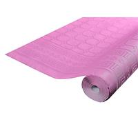 Pro Nappe - Ref R482514I - Mantel de Papel Damasco desechable en Rollo 25 M Largo X 1,20 M Ancho - Color Rosa Caramelo - Papel Damasco con Estampado Universal Chic y clásico
