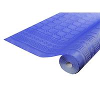 Pro Nappe - Ref R482519I - Mantel de Papel Damasco desechable en Rollo 25 M Largo X 1,20 M Ancho - Color Azul Marino - Papel Damasco con Estampado Universal Chic y clásico