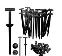 Pro Nylon Cable Tie Buckles, Heavy Duty Self-Locking Fastener Clips, All-Scenario Fix Straps for Car Parts Repair, Home Wire Management, Outdoor Gear Securing, Versatile Fastening Set