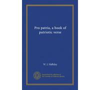 Pro patria, a book of patriotic verse