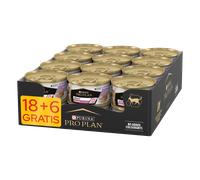 PRO PLAN Adult Delicate: comida húmeda para gatos con pavo, 24 x 85 g