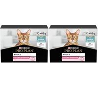 Pro Plan Adult Delicate Digestion | Comida húmeda para Gatos | 10 x 85 g (Paquete de 2)
