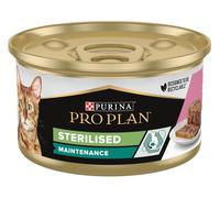 Purina Pro Plan Comida Húmeda para Gato Esterilizado Adulto Terrina con atún y salmón, 24 latas de 85g