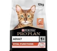 Pro Plan Original Vital Functions - Pienso para gatos adultos para apoiar os sentidos vitais - Salmão - Cantidad: 10 kg