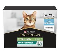 Pro Plan Comida Húmeda gato Esterilizado terrina bacalao10x75 g