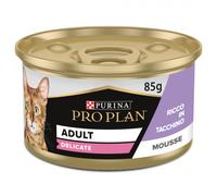 Pro Plan Delicate - Paté para gato adulto - Pavo - Cantidad: 24 x 85 g