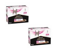 Pro Plan Dietas Veterinarias UR Urinary Salmón | Paquete Doble | 2 x 10 x 85 g | Alimento Dietético Completo para Gatos Adultos | Puede contribuir a la disolución de cálculos de estruvita